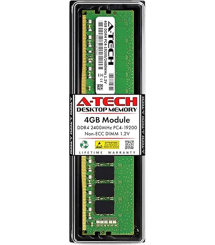 Crucial 4GB (1x4GB) DDR4 UDIMM 2400MHz CL17 Single Stick Desktop
